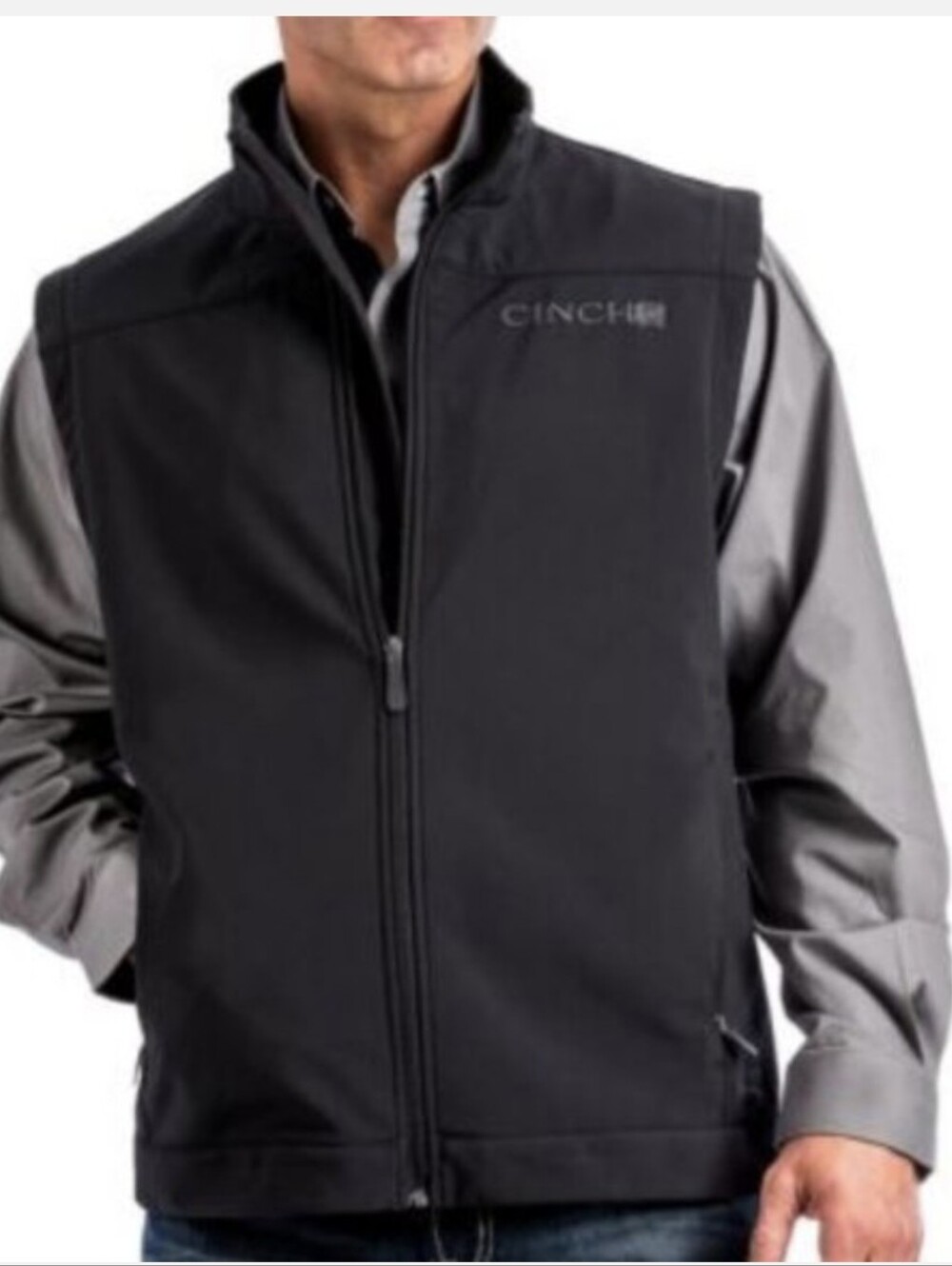 Cinch Mens Bonded Vest Black Size L